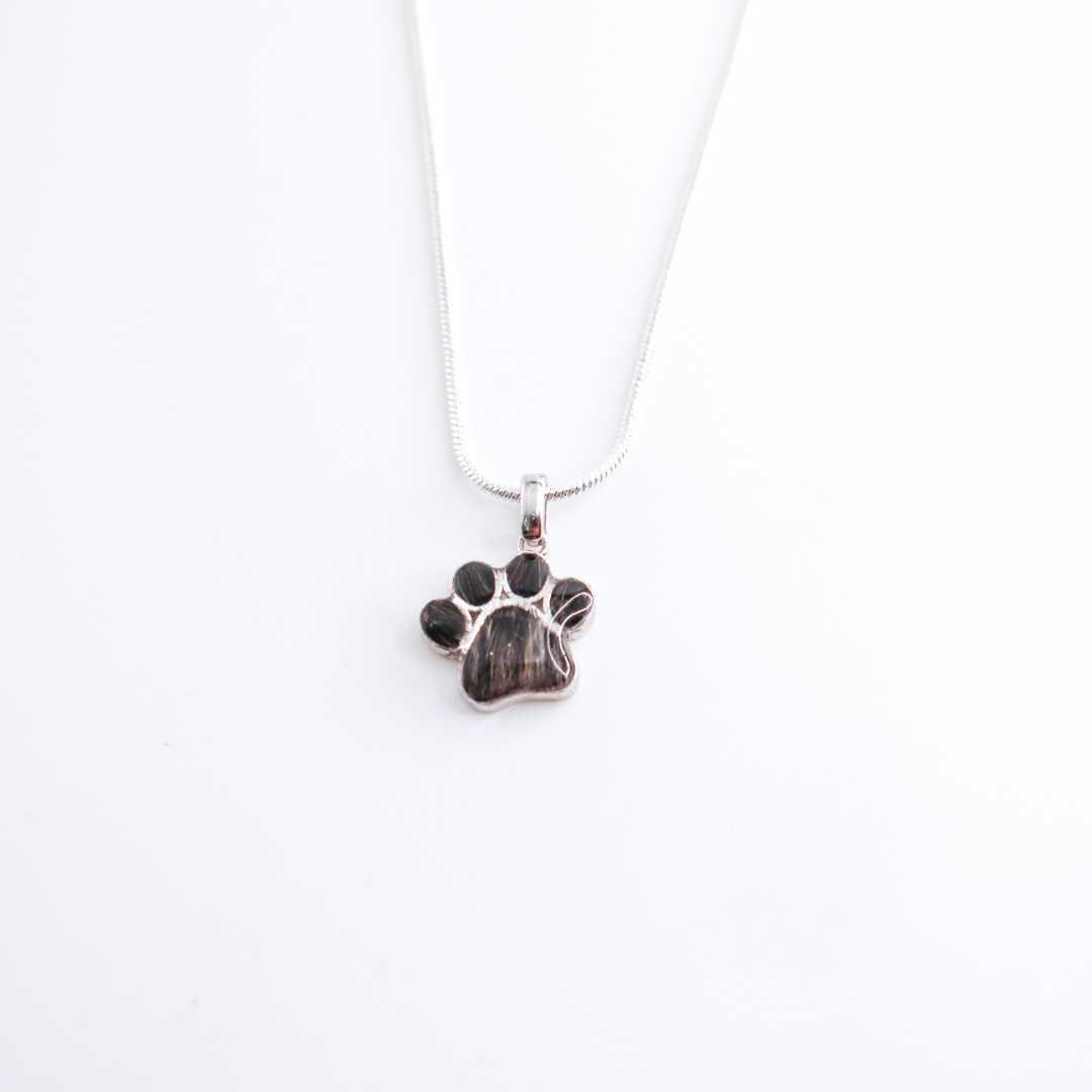 Colgante con cenizas o pelo "Huella" Plata 925
