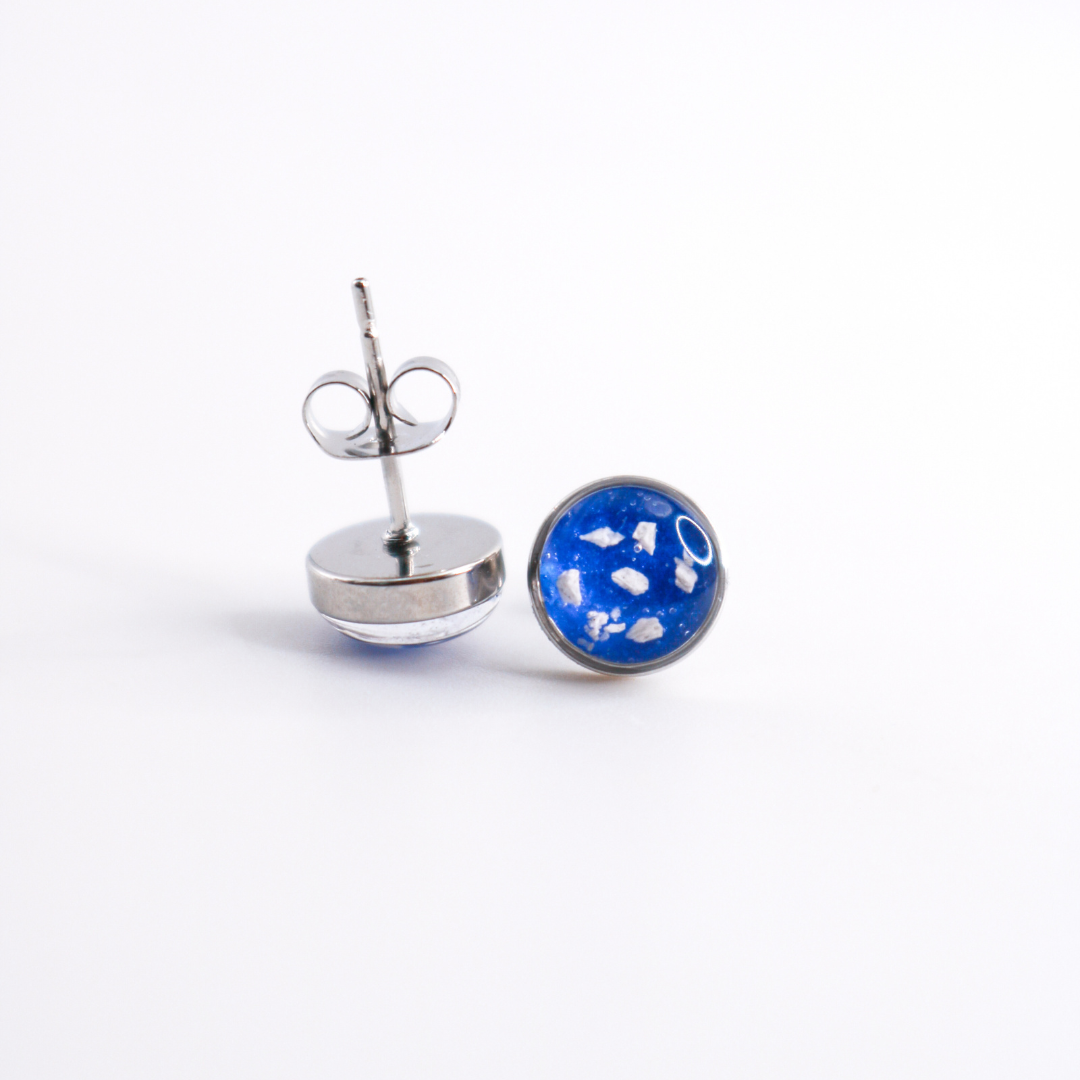 Pendientes 6mm acero inoxidable