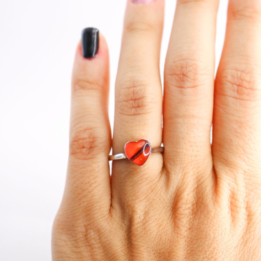 Anillo con cenizas o pelo "Amor eterno" Plata 925