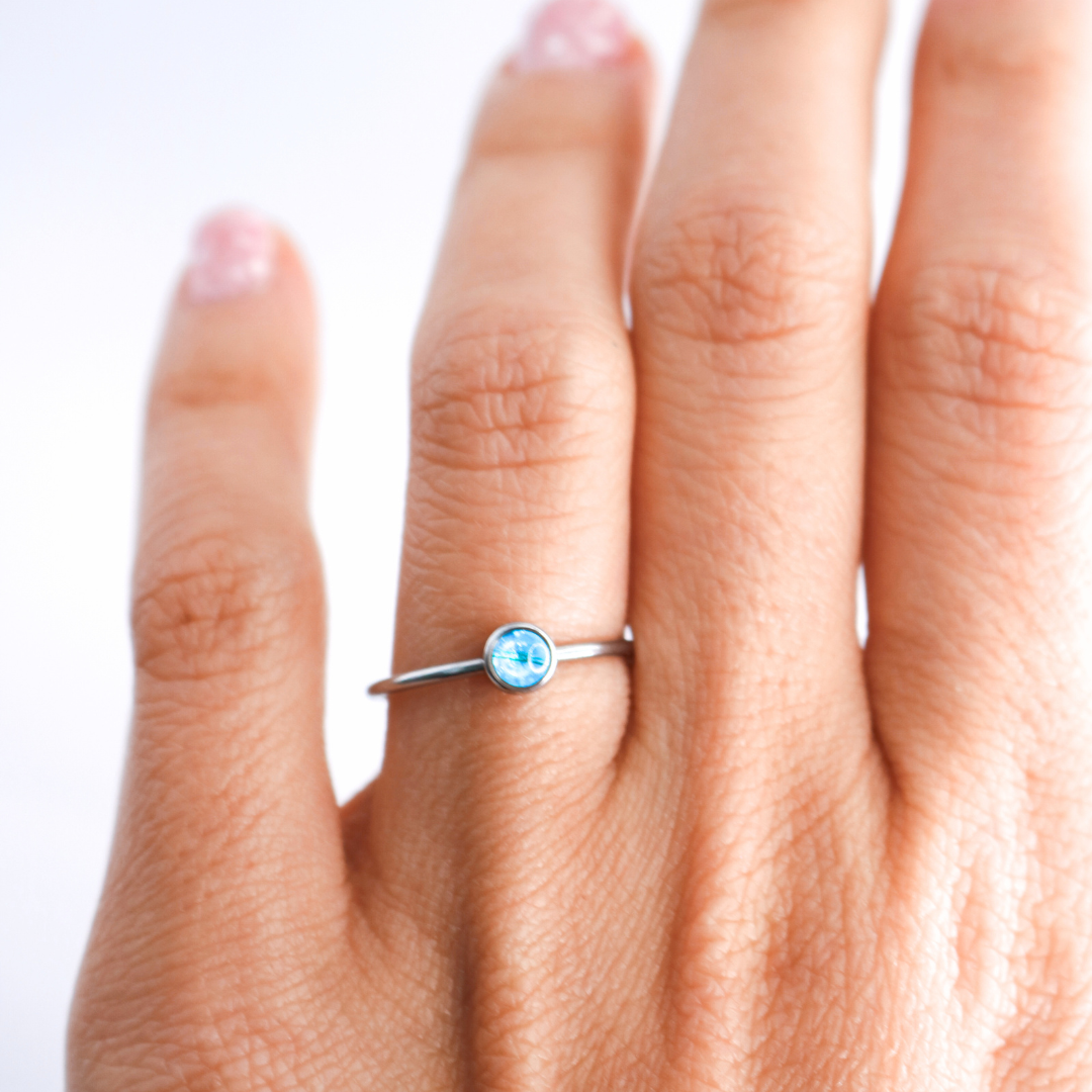 Anillo con pelo o pelaje 3 mm