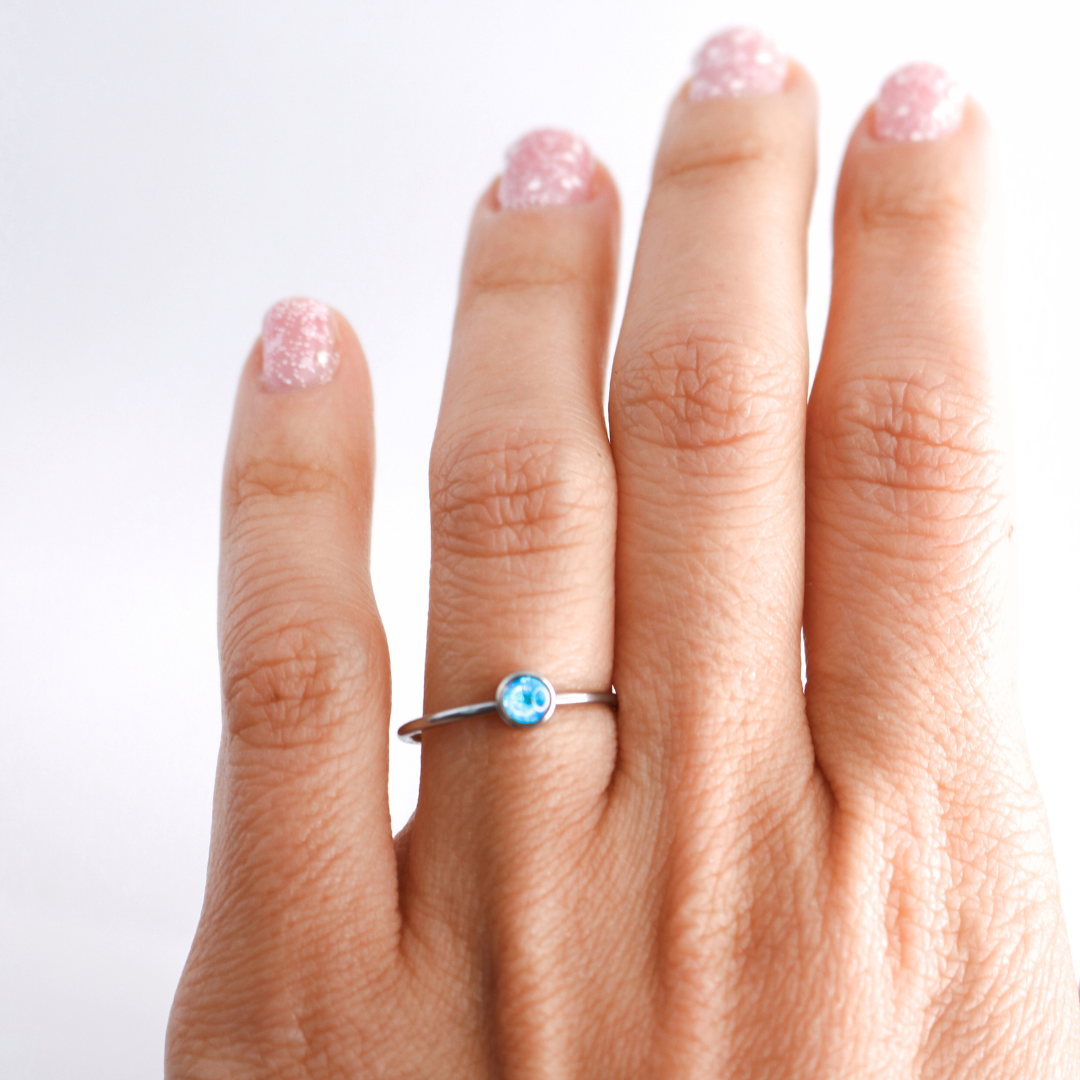 Anillo 3 mm acero inoxidable