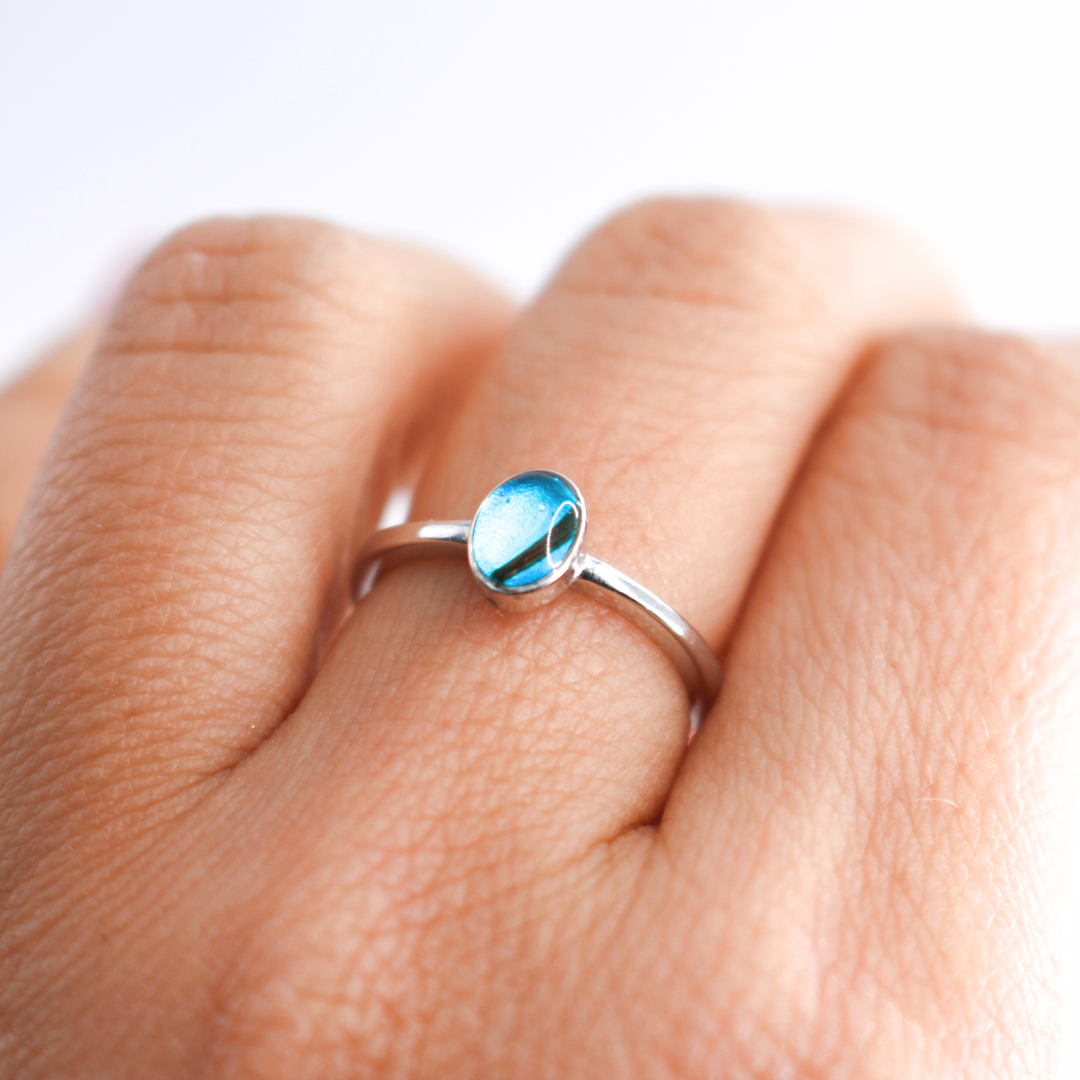 Anillo Ovalado Plata 925