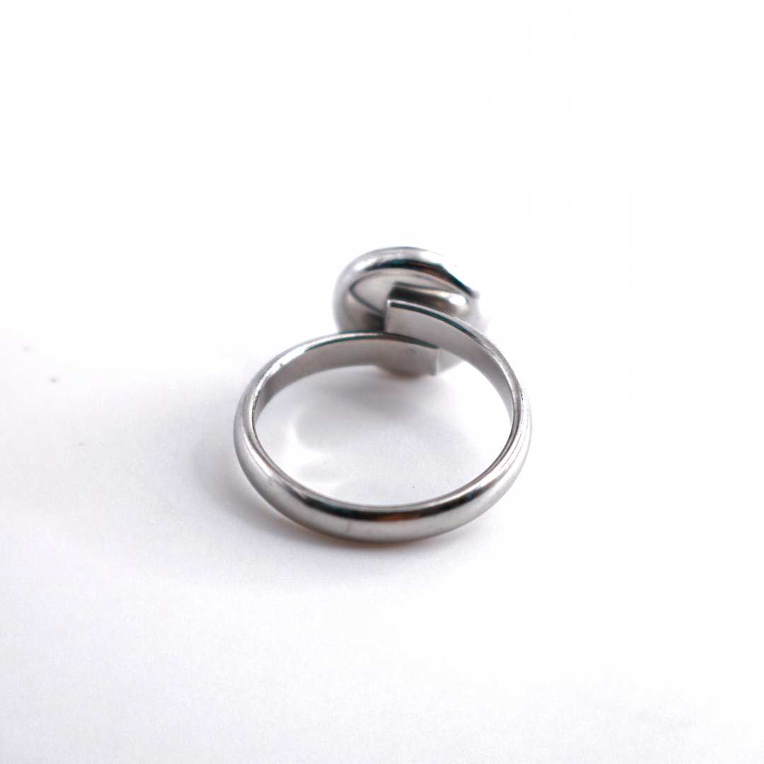 Anillo 10mm acero inoxidable