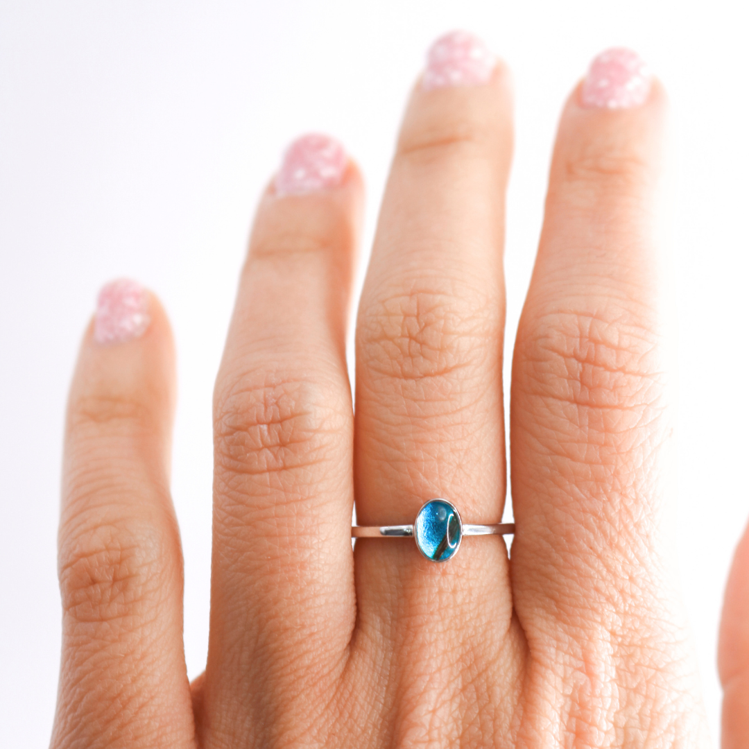 Anillo Ovalado Plata 925