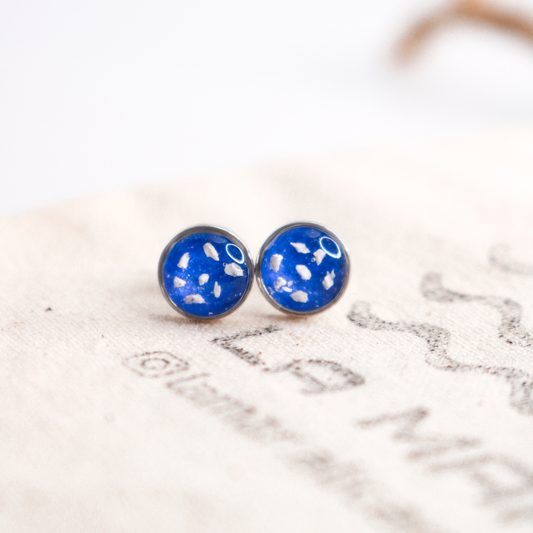 Pendientes 6mm acero inoxidable