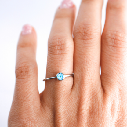 Anillo con pelo o pelaje 3 mm