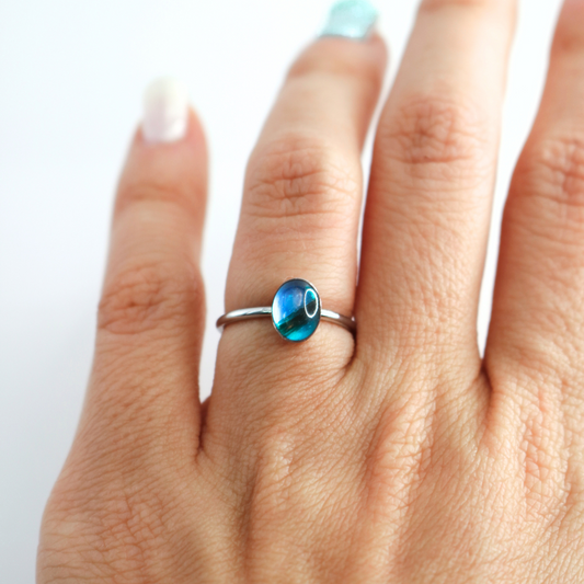 Anillo ovalado acero inoxidable